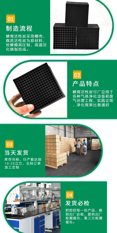 特種<a href=http://aircooling.cn/fwzhxt/ target=_blank class=infotextkey>蜂窩活性炭</a>發(fā)貨流程